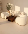 Zestaw sofa 2-os i 2 fotele Amarone Vita - Beżowy | Monnarita