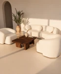 Zestaw sofa 3-os i 2 fotele Amarone Vita - Beżowy | Monnarita