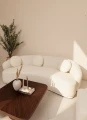 Zestaw sofa 3-os i 2 fotele Amarone Vita - Beżowy | Monnarita