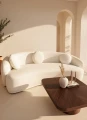 Zestaw sofa 3-os i 2 fotele Amarone Vita - Beżowy | Monnarita