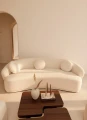 Zestaw sofa 3-os i 2 fotele Amarone Vita - Beżowy | Monnarita