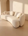 Zestaw sofa 3-os i 2 fotele Amarone Vita - Beżowy | Monnarita