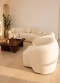 Zestaw sofa 3-os i 2 fotele Amarone Vita - Beżowy | Monnarita