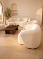 Zestaw sofa 3-os i 2 fotele Amarone Vita - Beżowy | Monnarita