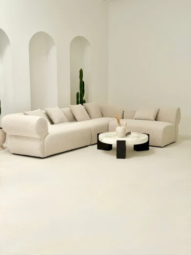 Sofa modułowa trzyczęściowa Milano - kremowa | Monnarita