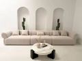 Sofa modułowa trzyczęściowa Milano - kremowa | Monnarita
