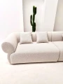 Sofa modułowa trzyczęściowa Milano - kremowa | Monnarita