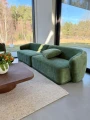 2-częściowa modułowa sofa Amarone Lux - Zielona | Monnarita
