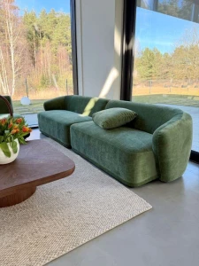 2-częściowa modułowa sofa Amarone Lux - Zielona | Monnarita
