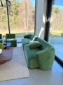 2-częściowa modułowa sofa Amarone Lux - Zielona | Monnarita