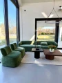 2-częściowa modułowa sofa Amarone Lux - Zielona | Monnarita