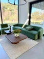 2-częściowa modułowa sofa Amarone Lux - Zielona | Monnarita
