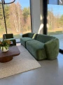 2-częściowa modułowa sofa Amarone Lux - Zielona | Monnarita
