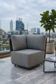 Zestaw 5-częściowy Serano Lounge - Szary | Monnarita