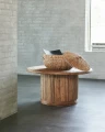 Rattanowy stolik GRO 90cm | House Doctor