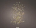 Drzewo 150cm metalowe złote 1350 LED