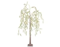 Drzewo 150cm zielone z brokatem flash 360 LED