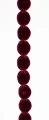 Girlanda z bombek 4cm burgund welur