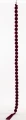Girlanda z bombek 4cm burgund welur