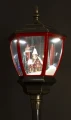 Latarnia 180cm LED ruchoma scenka wirujący śnieg 8 melodii