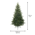 Choinka sztuczna sosna Allison zielona 180cm fi 112cm