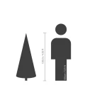 Choinka sztuczna Grandis fir zielona 150cm fi 112cm