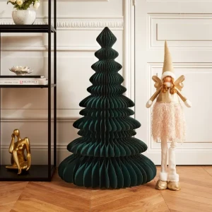 Choinka papierowa 90cm - zielona | Atmosphera