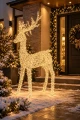 Renifer LED 200 cm - srebrny