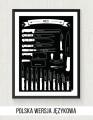Plakat "Noże" czarny, polska wersja